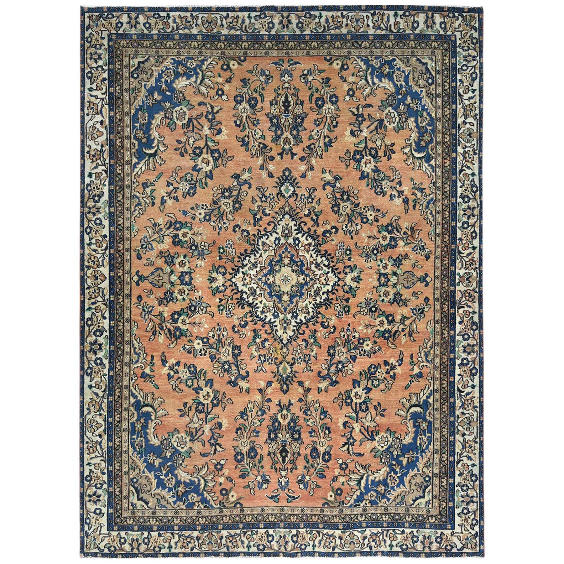 Overdyed & Vintage Rugs LUV730566